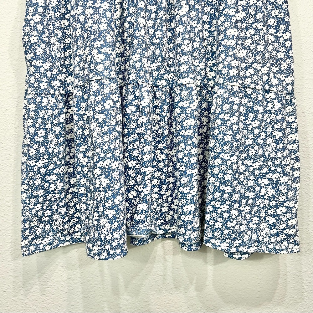 NWOT Boutique Floral Sleevless V-neck Shirt-Dress - Picture 12 of 12